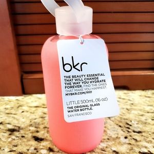 BKR Glass Water Bottle 500 ML/16 OZ ROSY